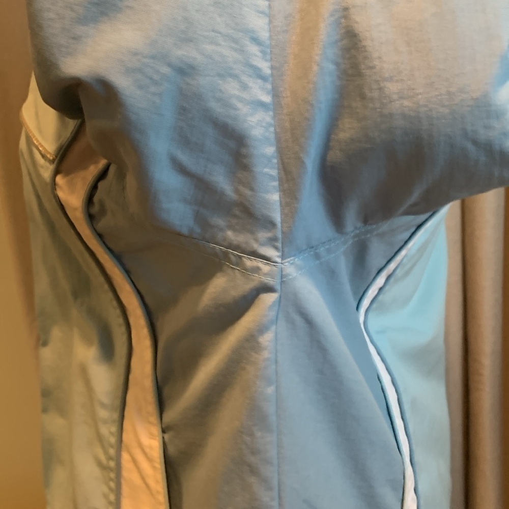 Cabela’s Puffer Blue & White Full Zipper Jacket W/Removable Hood Size XL - Picture 9 of 17